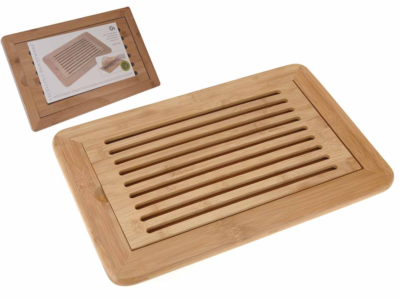 TABLA CORTE DE PAN DE BAMBOO 38x24cm