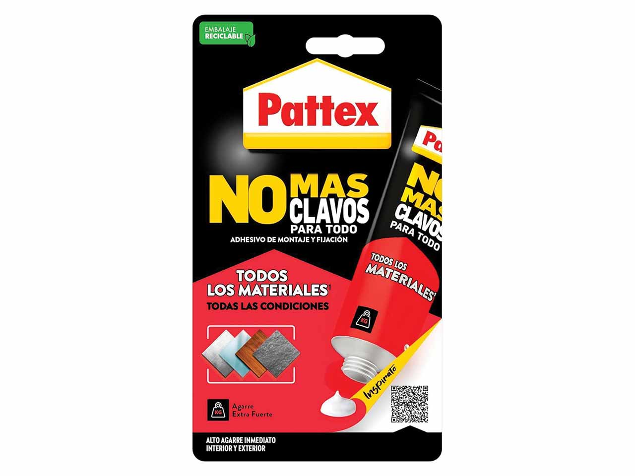 ADHESIVO DE MONTAJE PATTEX NO MAS CLAVOS PARA TODO
