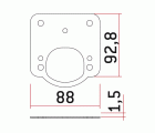 SUPLEMENTO PLACA INOX SAG AACP0111