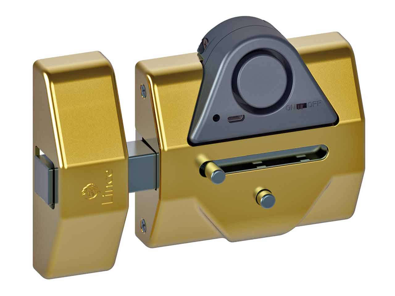 CERROJO SOBREPONER SEGURIDAD LINCE CON ALARMA 7930RSA