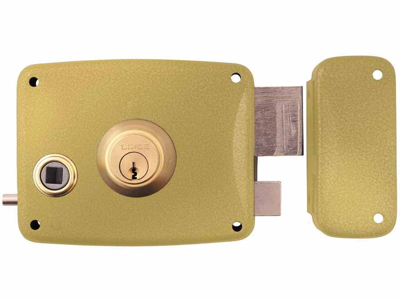 CERRADURA SOBREPONER CON PICAPORTE LINCE 5125B