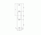 ABREPUERTAS ELECTRICO DORCAS SERIE 99 FRENTE CORTO NF/YSX TOP 10-24V AC/DC 9901T YSX