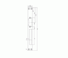 ABREPUERTAS ELECTRICO DORCAS SERIE 99 FRENTE LARGO NF/YMX TOP 10-24V AC/DC 9901T YMX