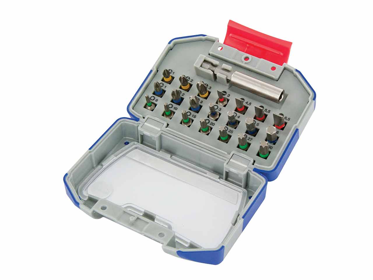 ESTUCHE 22 PIEZAS DE PUNTAS TORSIÓN CON ALARGO