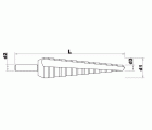 BROCA METAL TIVOLY ESCALONADA T-LINE HSS 4>20mm