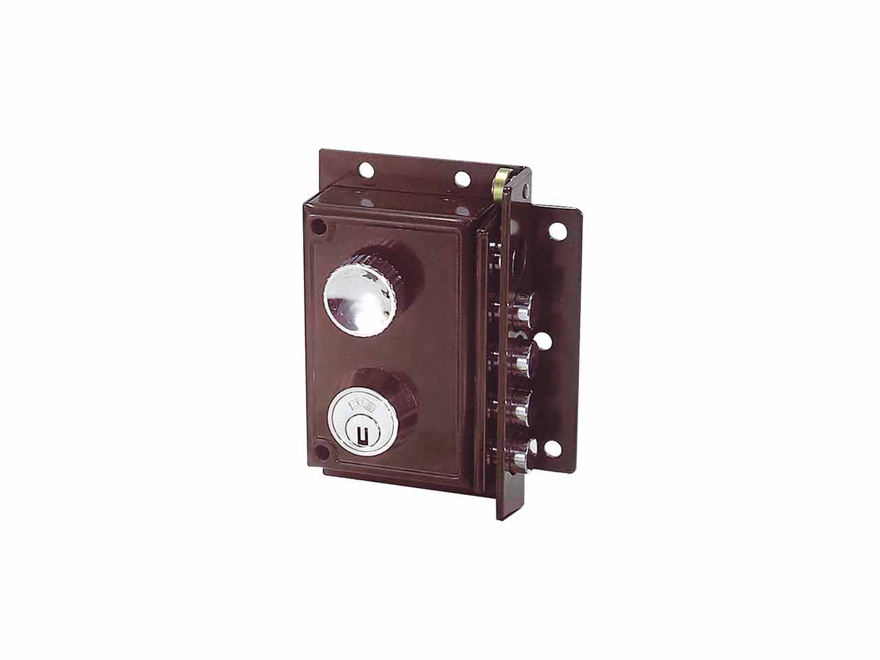 CERRADURA SOBREPONER SEGURIDAD JIS SCS CON POMO 5240