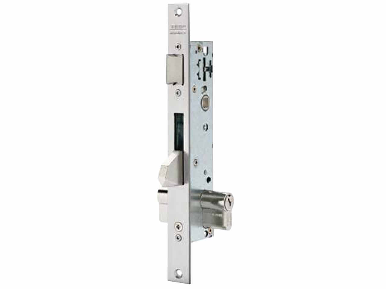 CERRADURA EMBUTIR SEGURIDAD METAL 2210BE NIQUELADO