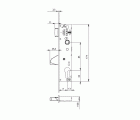 CERRADURA EMBUTIR SEGURIDAD METAL 2210BE 20mm NIQUELADO