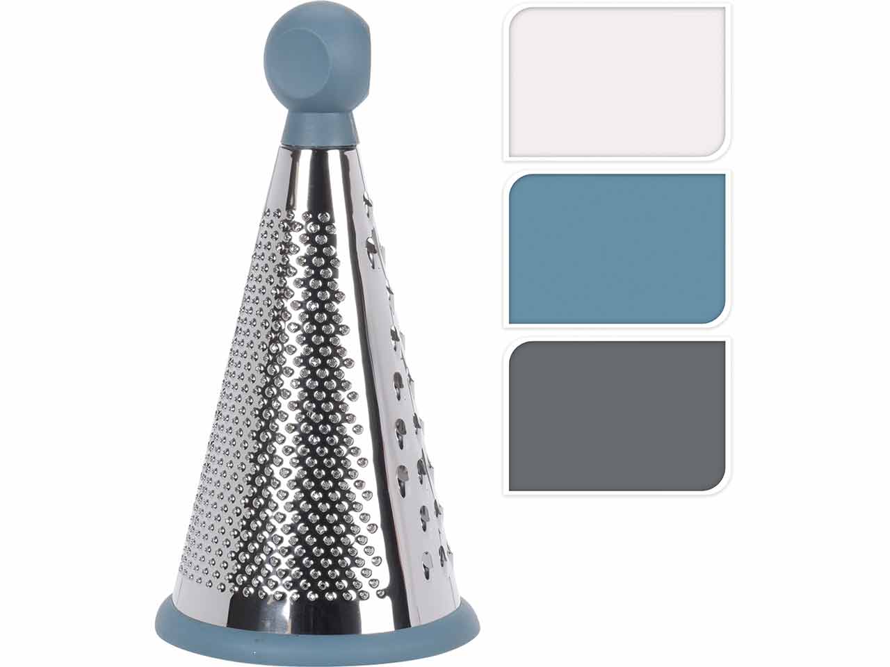 RALLADOR DE ACERO INOXIDABLE CON POMO