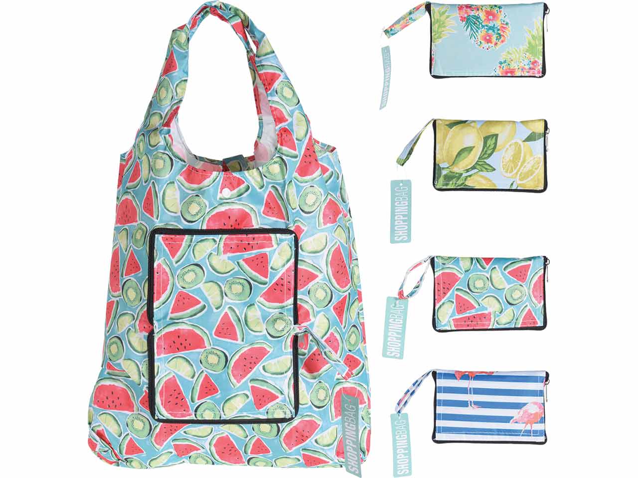 BOLSA DE LA COMPRA PLEGABLE 37x50cm