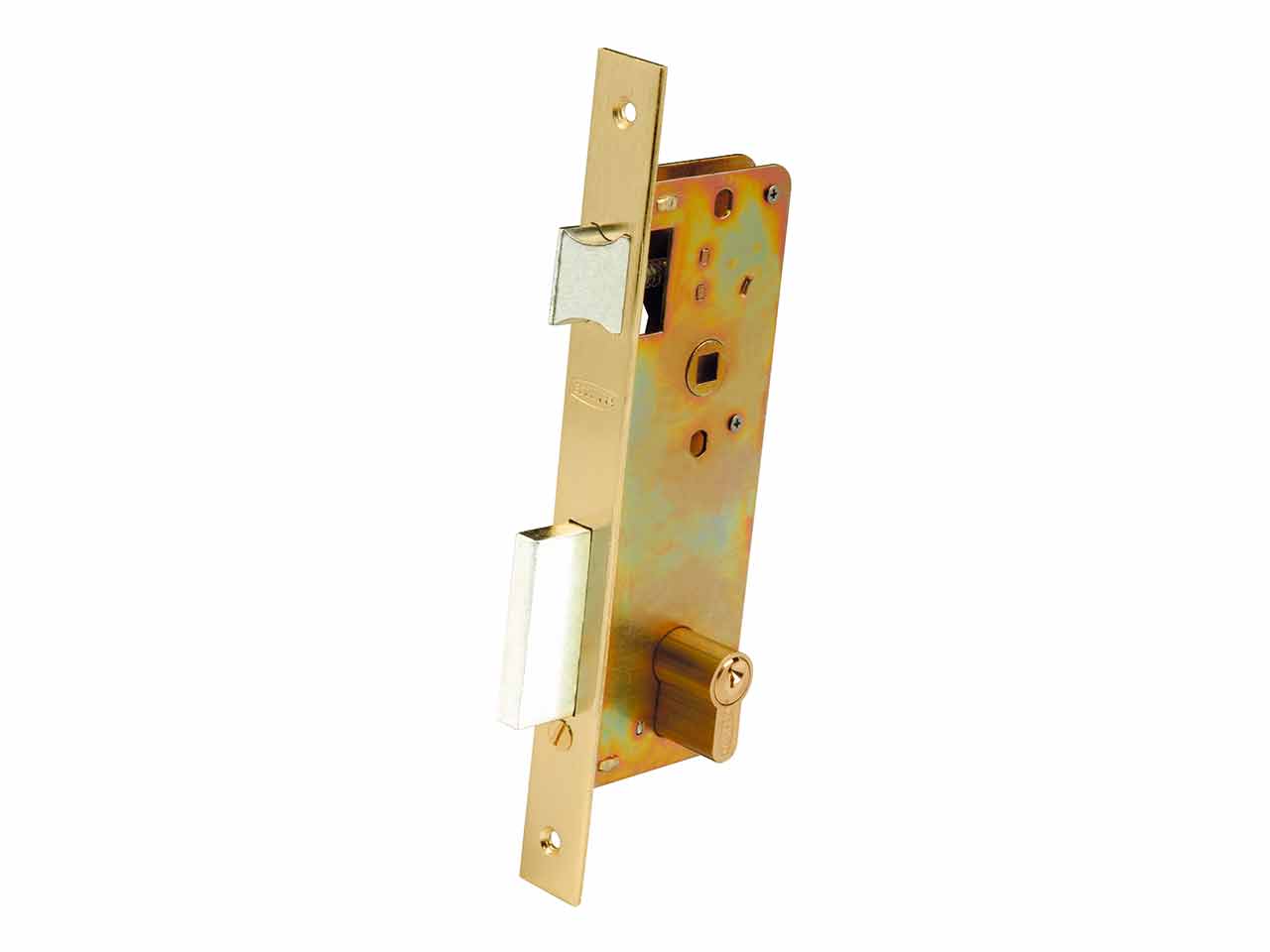 CERRADURA EMPOTRAR MADERA EZCURRA LATONADO 4000