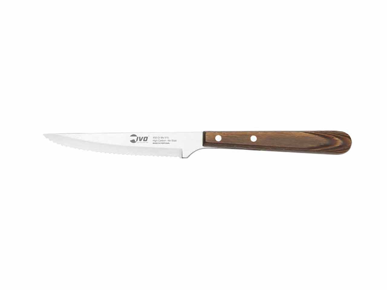 CUCHILLO CARNE MANGO MADERA IVO 2304