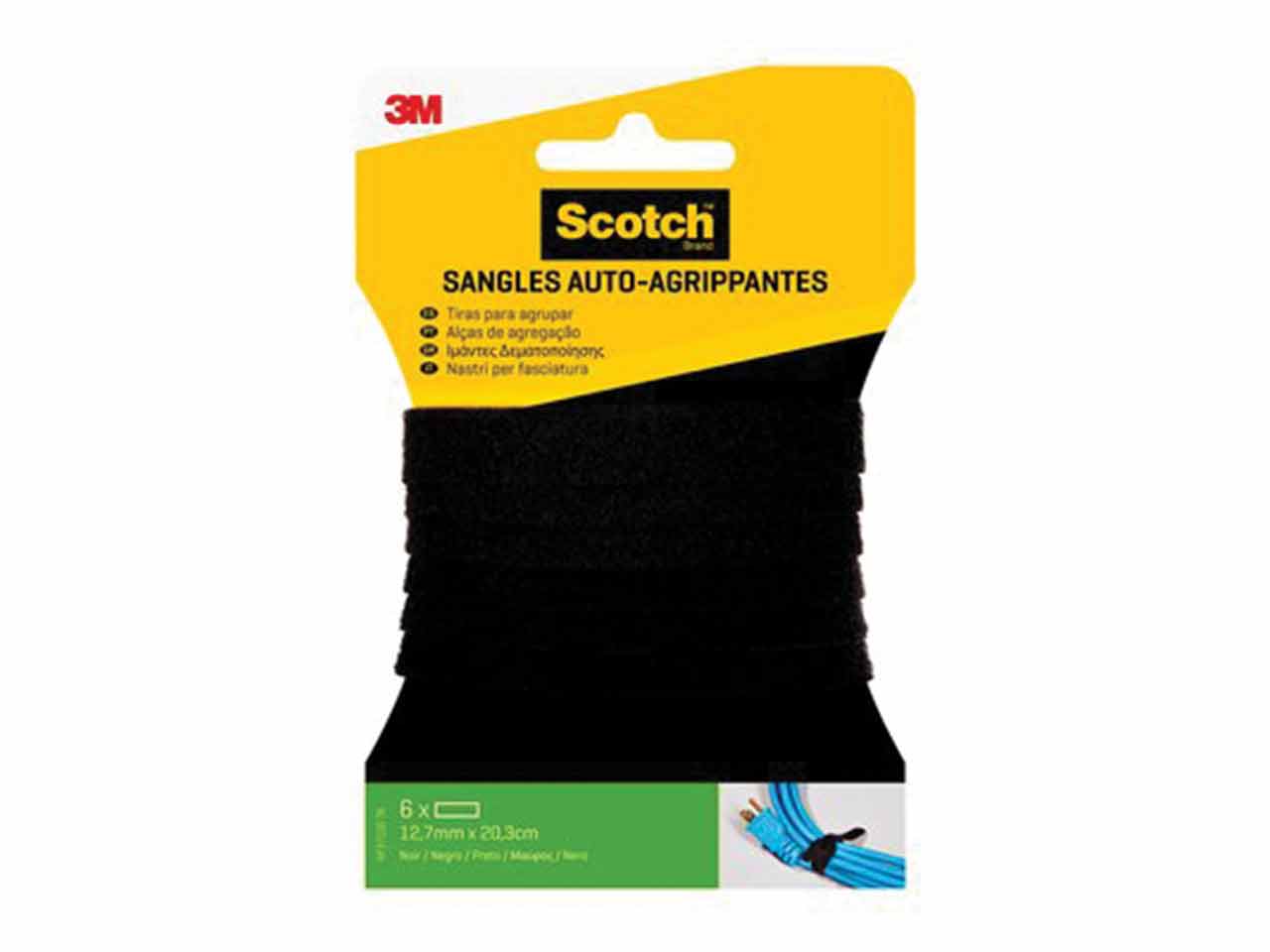 TIRAS 3M SCOTCH PARA AGRUPAR NEGRAS