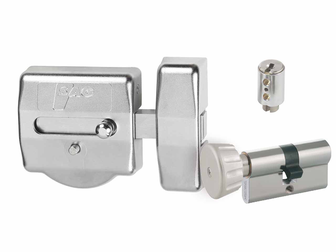 CERROJO SAG EP40 CON INSERTO KABA ENTRO + KABA ENTRO POMO 35Bx30