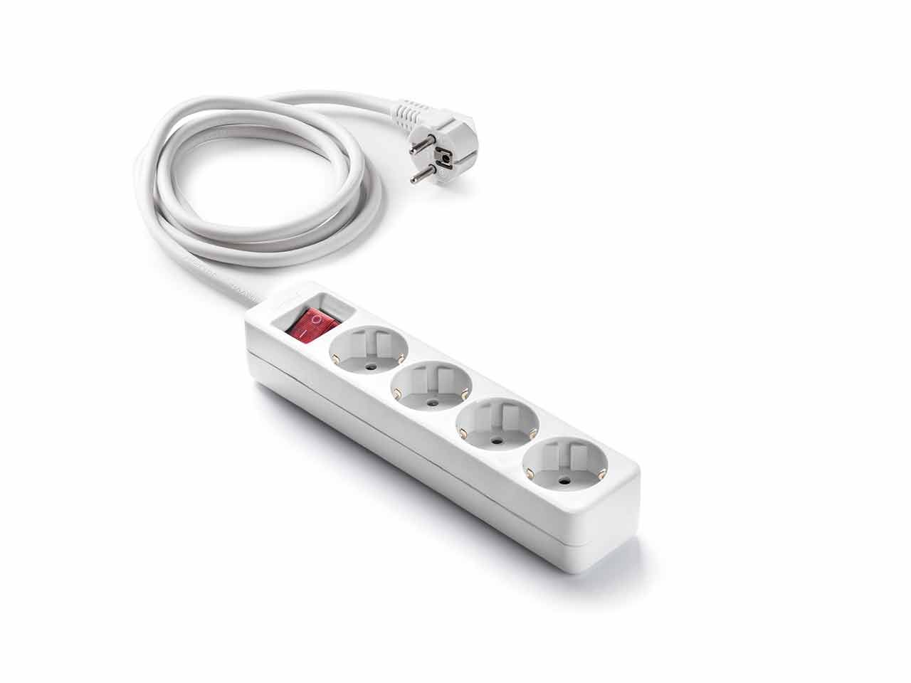 BASE 4 TOMAS FAMATEL TT LATERAL CON INTERUPTOR CON CABLE 1,5m