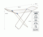 TENDEDERO PIE EXTENSIBLE ACERO INOXIDABLE PELICANO