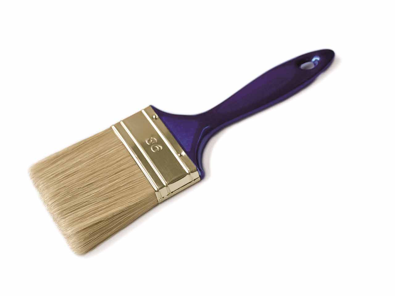 BROCHA PLANA TRIPLE CERDA NATURAL 50% - FIBRA 50%