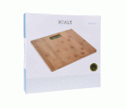 BASCULA DE BAÑO ELECT BAMBOO 30x3x30cm
