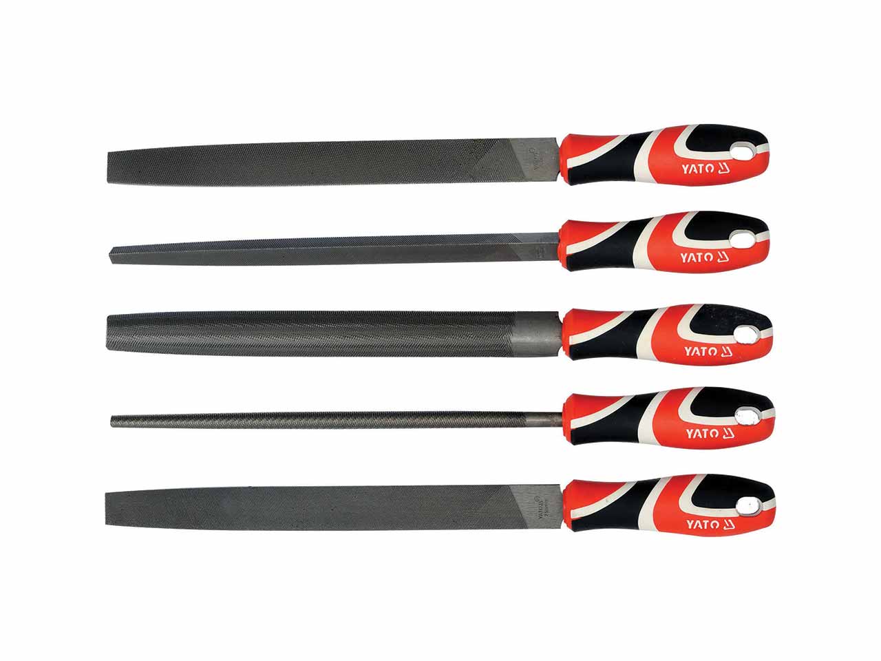 JUEGO 5 LIMAS PARA METAL YATO 250mm