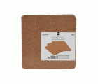 SALVAMANTEL DE CORCHO CUADRADO 3Uds 190x190x6mm