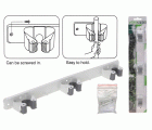 SOPORTE COLGADOR DE ESCOBA PROGARDEN CON GANCHO TRIPLE