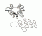 MOLDES DE ALUMINIO PARA GALLETAS 11Uds
