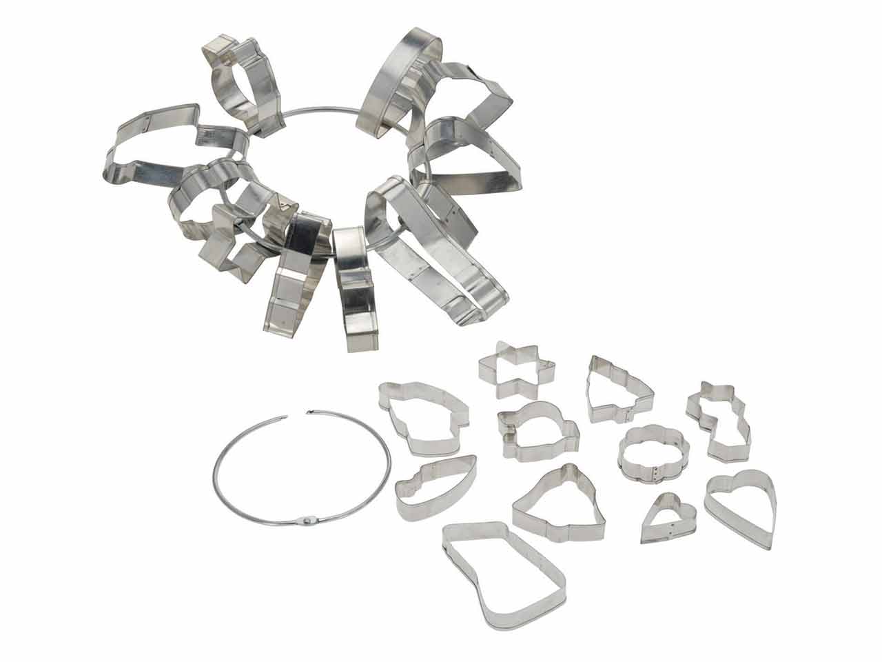 MOLDES DE ALUMINIO PARA GALLETAS 11Uds