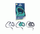 CORREA PARA PERRO EXTENSIBLE CON CUERDA DOGS COLECTION 8m MAX 35kg