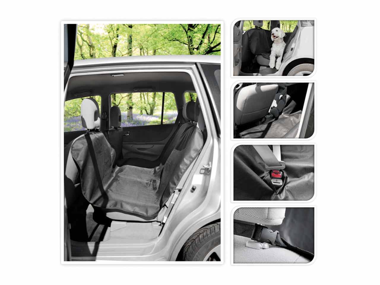 PROTECTOR DE ASIENTO PARA COCHE MASCOTAS 135x145 cm