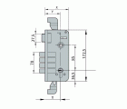 CERRADURA CENTRAL AZBE - YALE PARA 8920 BULONES 8920-50