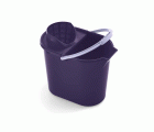CUBO OVALADO CON ESCURRIDOR 12L MERY