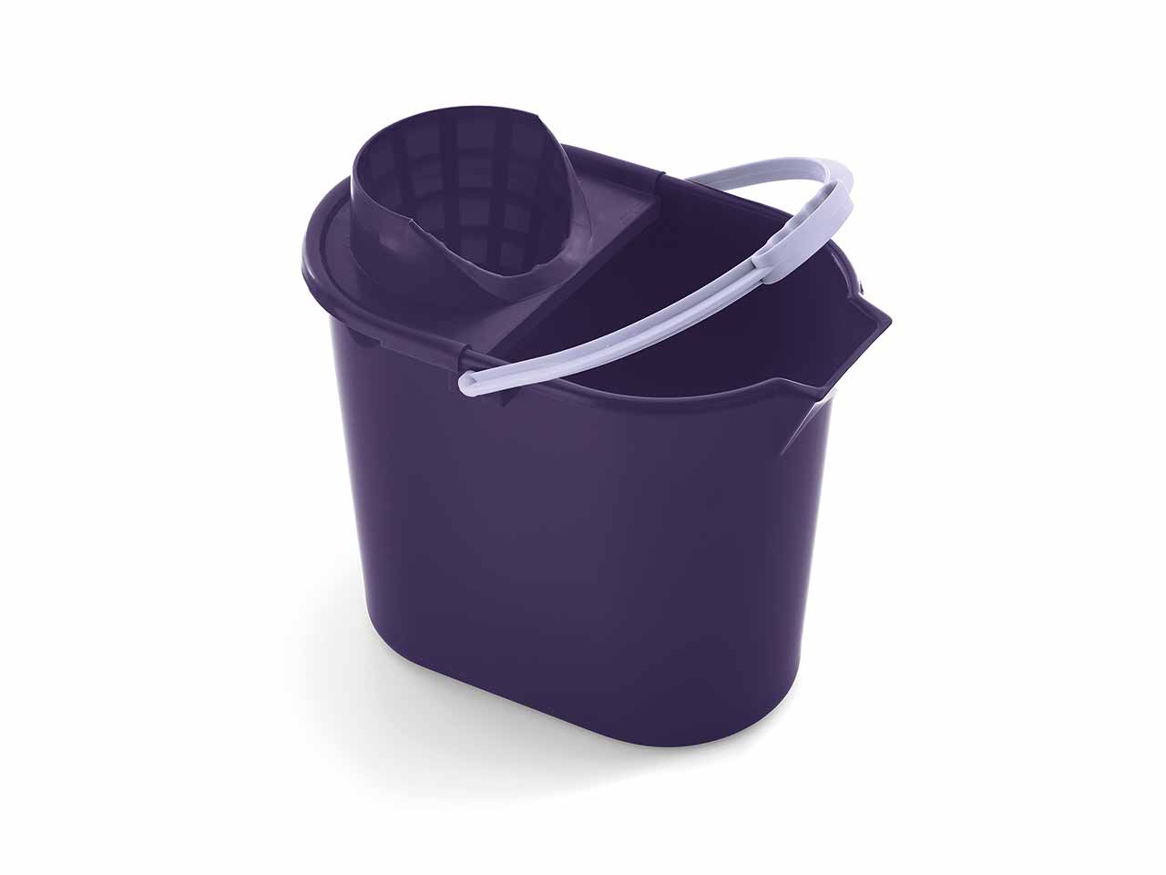 CUBO OVALADO CON ESCURRIDOR 12L MERY