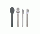 SET CUBIERTOS DE VIAJE INOXIDABLE FUNDA SILICONA KOALA