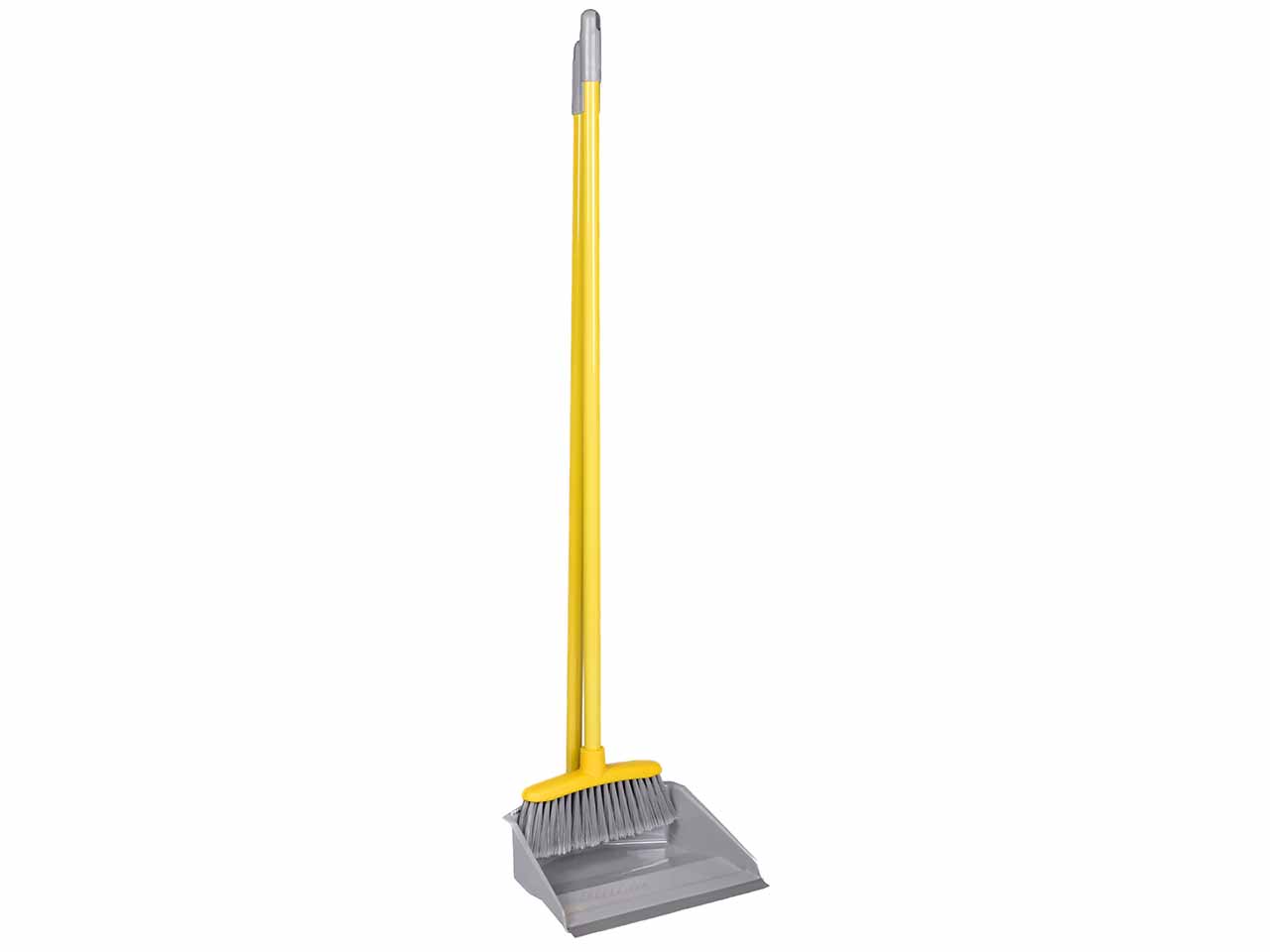 ESCOBA Y RECOGEDOR PALO METALICO PINTADO APEX