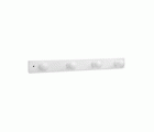 COLGADOR ATORNILLABLE MADERA PINO 4 POMOS MIEL