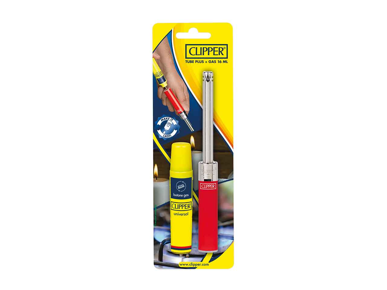 ENCENDEDOR CLIPPER TUBE PLUS + 16ml GAS