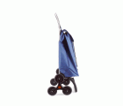 CARRO COMPRA ROLSER SAQUET 6 RUEDAS SUBE ESCALERAS AZUL