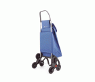 CARRO COMPRA ROLSER SAQUET 6 RUEDAS SUBE ESCALERAS AZUL