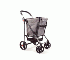 CARRO COMPRA ROLSER PLEGABLE BASKET TWEED 4 RUEDAS + 2 GIRATORIAS