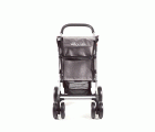 CARRO COMPRA ROLSER PLEGABLE BASKET TWEED 4 RUEDAS + 2 GIRATORIAS GRIS