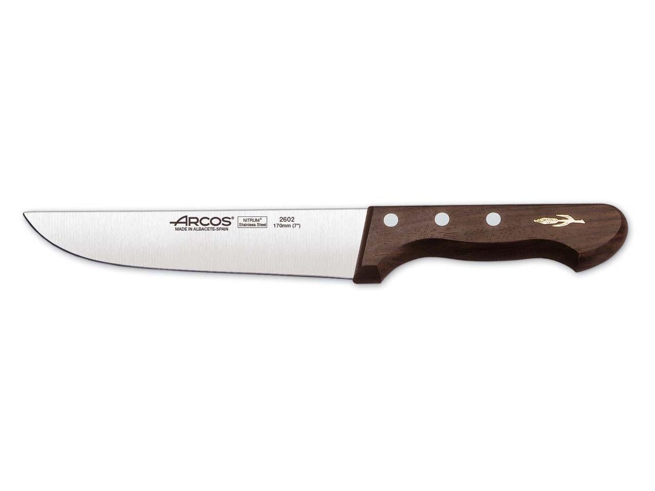 CUCHILLO CARNICERO MANGO MADERA POLISANDRO