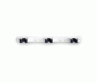 COLGADOR ESCOBAS BLANCO ABRAZADERA ANTIDESLIZANTE 2PINZAS