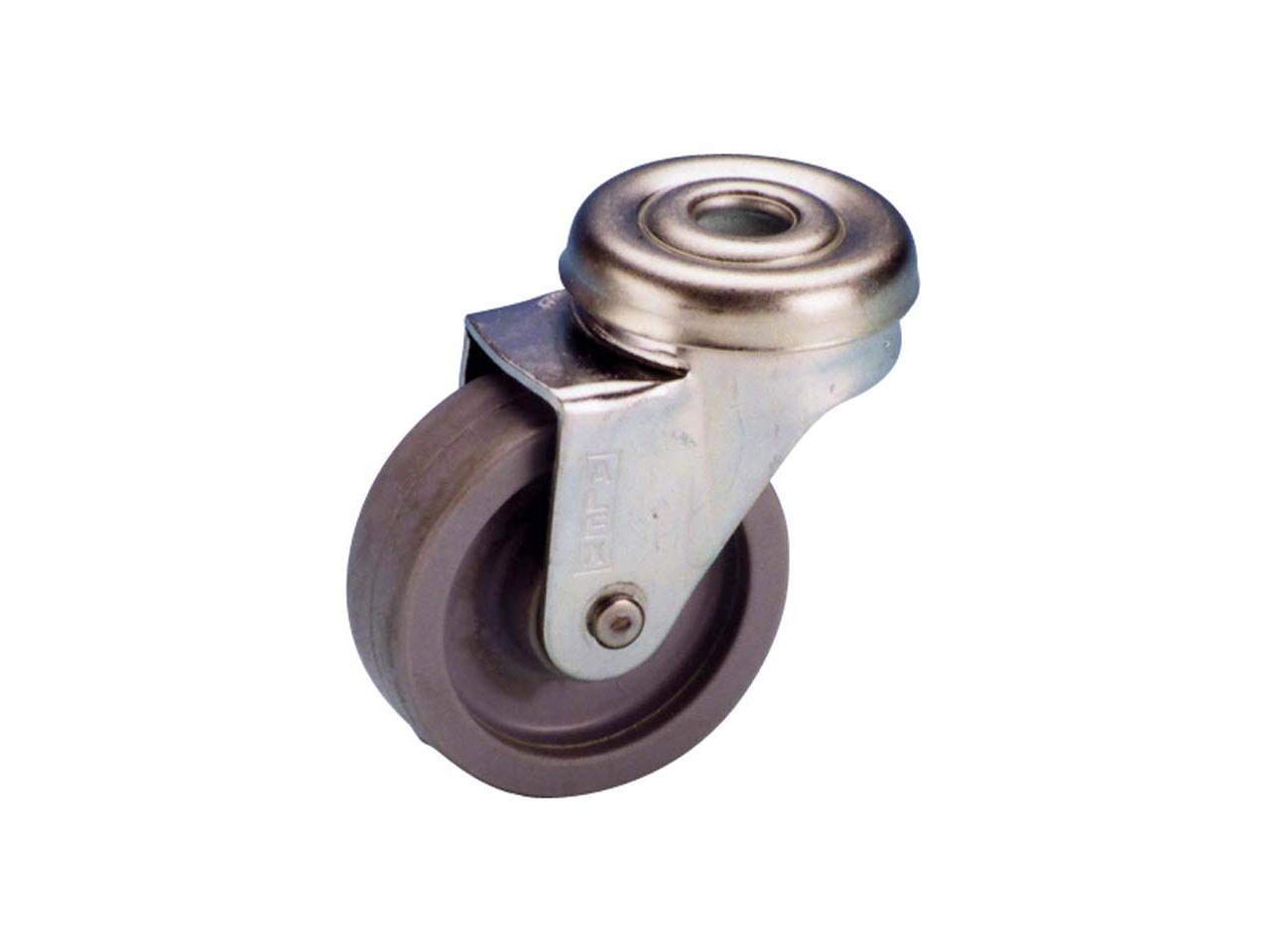 RUEDA PARA MUEBLES AUXILIARES SERIE B AGUJERO PASANTE