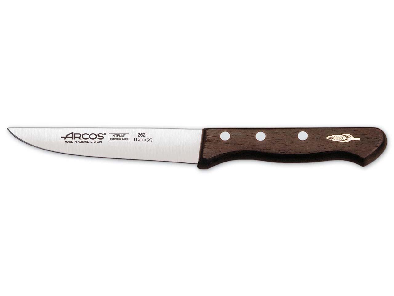 CUCHILLO COCINA MANGO MADERA PALISANDRO