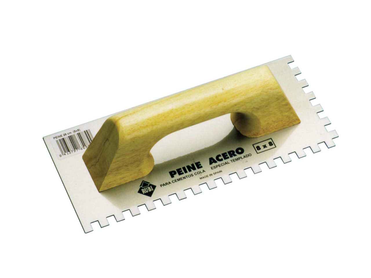 LLANA ACERO DENTADA 280x120mm