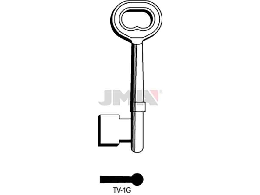 LLAVES GORJA TV-1G   MACHO