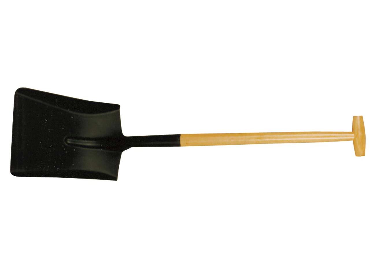 PALA CUADRADA MANGO MADERA CON MULETA 340x280mm