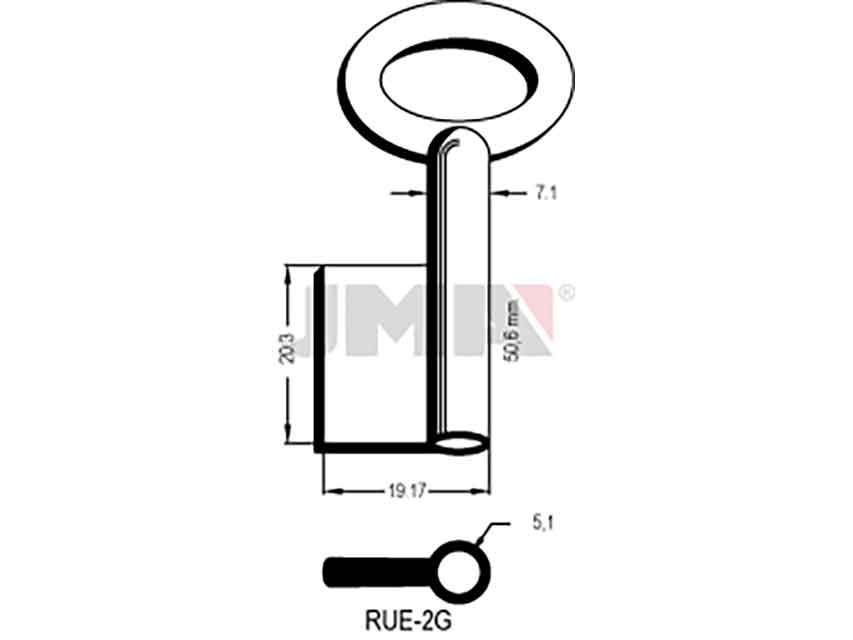 LLAVES GORJA RUE-2G   HEMBRA