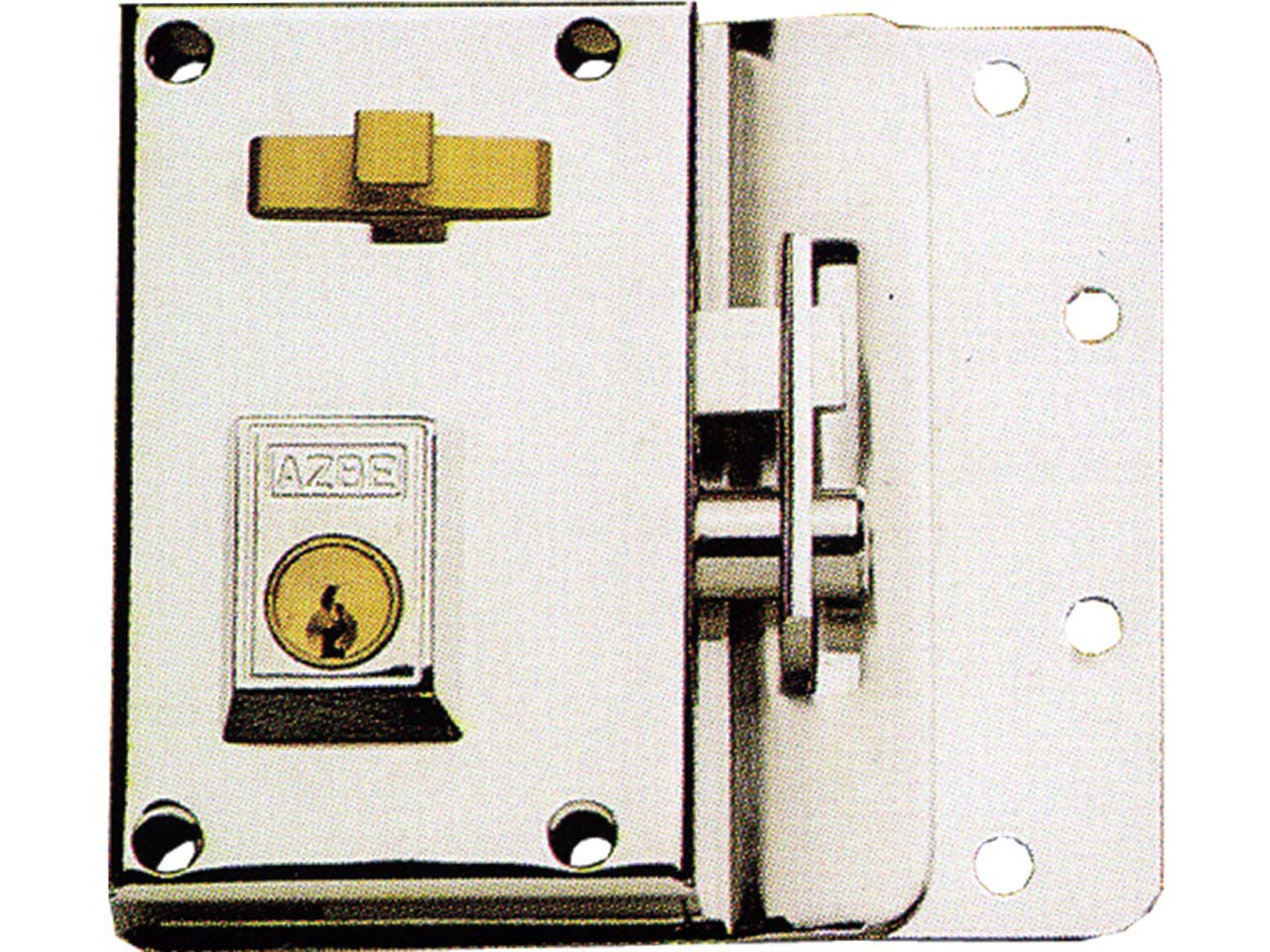 CERRADURA SEGURIDAD SOBREPONER AZBE - YALE MODELO 10