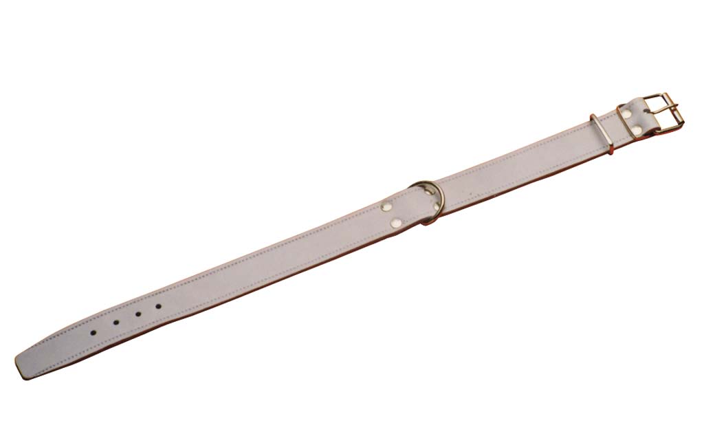 COLLAR VMD CUERO GRIS
